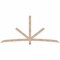 Ekena Millwork Alberta Smooth Timber Gable Bracket, Douglas Fir, 96"W x 44"H x 3 1/2"D x 3 1/2"F, 11/12 Pitch GBW096X44X0404ALB00SDF - alternate 1